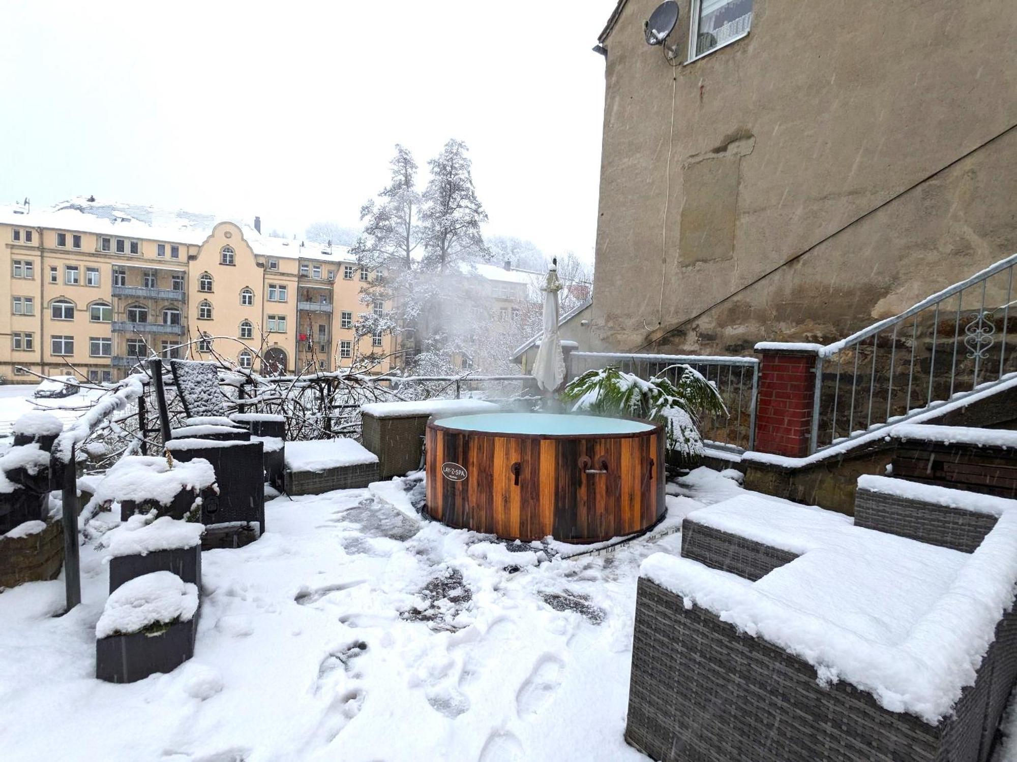 Hw2 - Urlaubsmagie - Sauna & Whirlpool Fuer Alle เซบนิทซ์ ภายนอก รูปภาพ